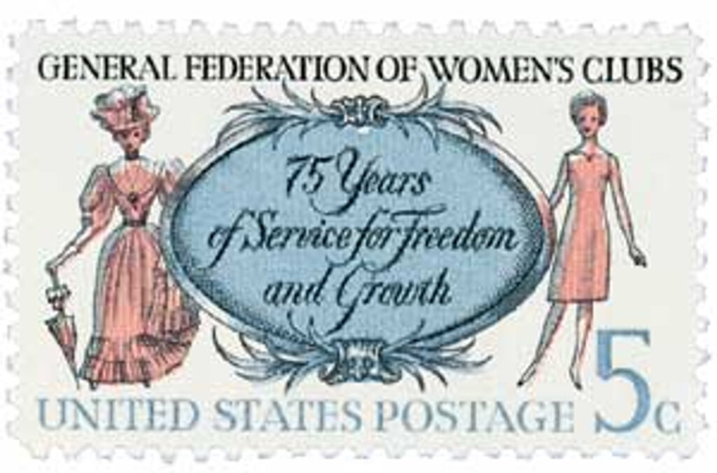 GFWC stamp issued in 1969